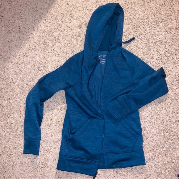 champion blue sweater women's